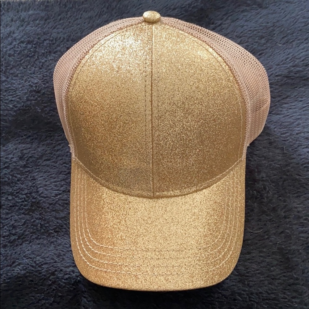 Sparkle gold hat - Picture 1 of 2